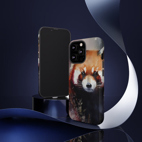 Red Panda in Watercolor - Impact Resistant Phone Case